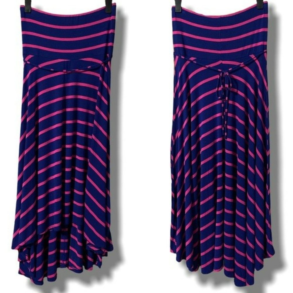 Motherhood Maternity High Low Strapless Dress